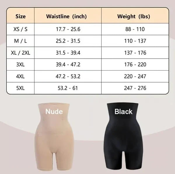 4-in-1 Shaper - Quick Slim Shape Wear Tummy, Thighs, Hips, Back [COOL & BREATHABLE]