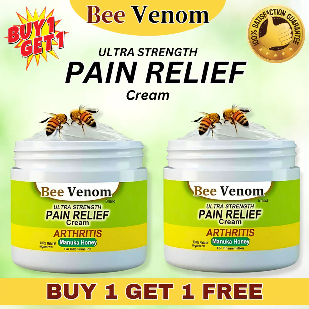 Bee Venom Joint and Bone Therapy Cream (🔥𝐁𝐔𝐘 𝟏 𝐆𝐄𝐓 𝟏 𝐅𝐑𝐄𝐄🔥)