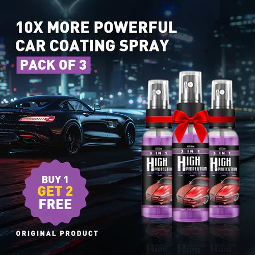 10x More Powerful Car Coating Spray | Buy 1 Get 2 Free🔥