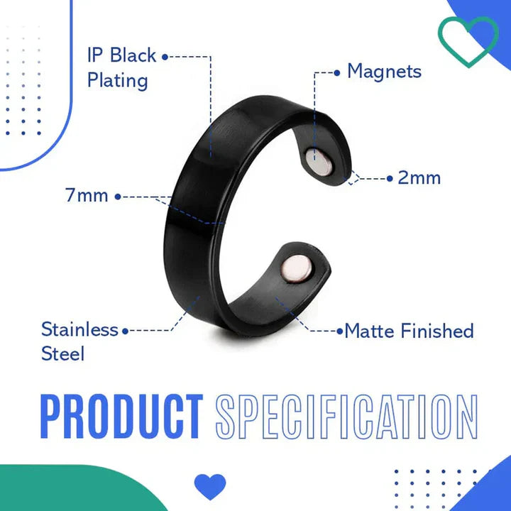 Sugar & fat Control Magnetic Ring (Buy 1 Get 1 Free🔥) Man & Woman